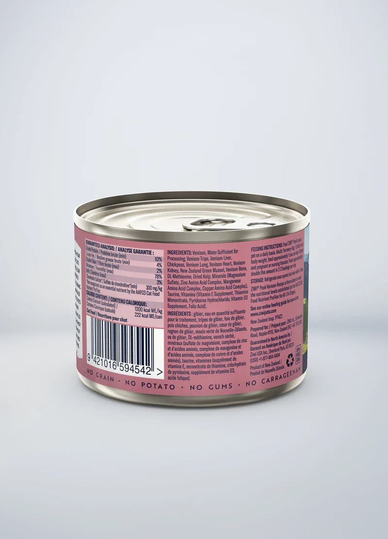 ZiwiPeak - Wet Venison Recipe for Cats